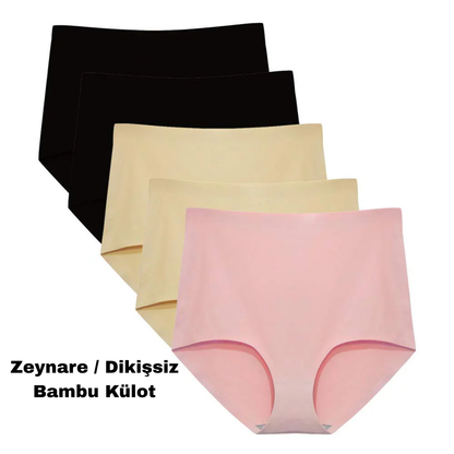 Zeynare™ Toparlayıcı Bambu Dikişsiz Külot